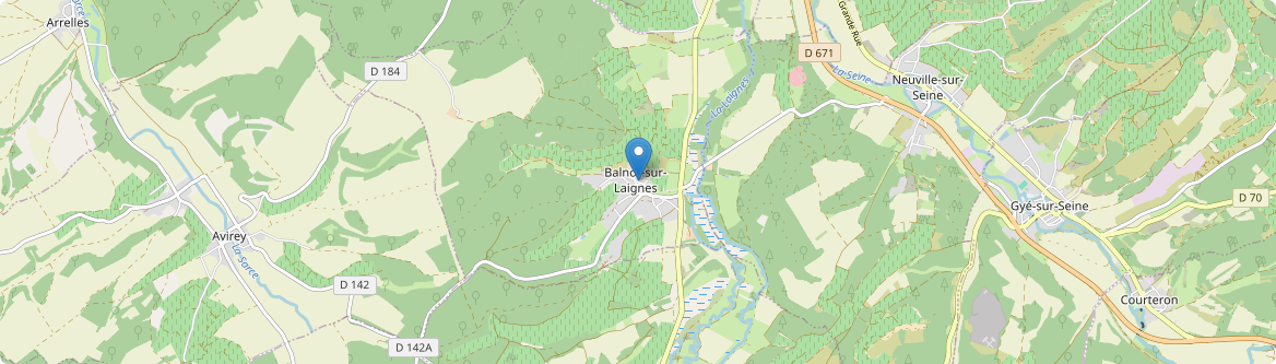 Balnot-sur-Laignes - Carte