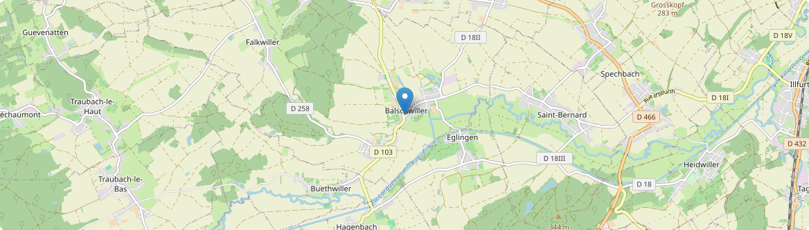 Balschwiller - Carte