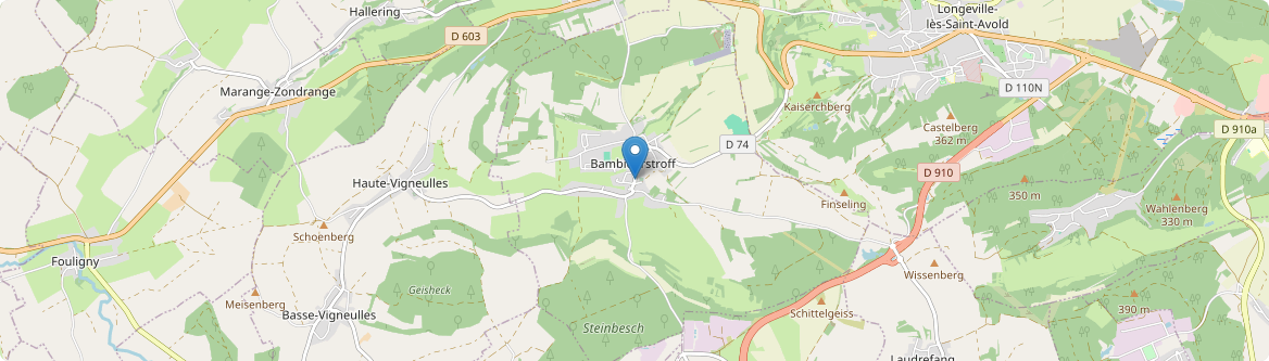 Bambiderstroff - Carte