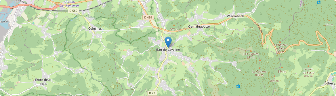 Ban-de-Laveline - Carte