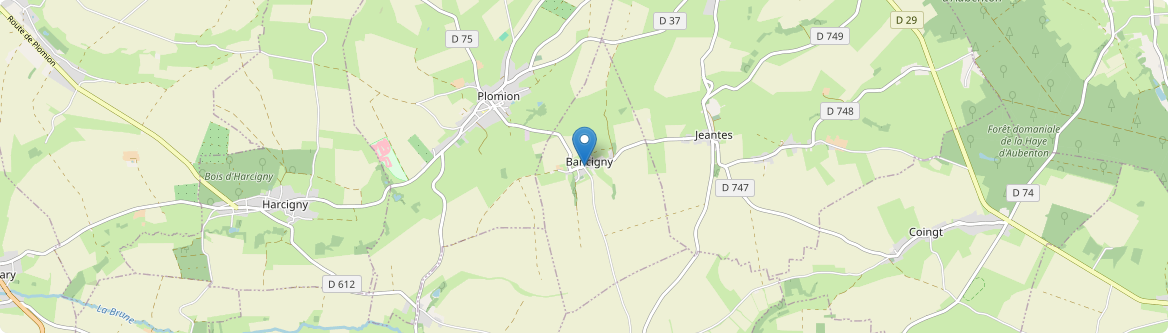 Bancigny - Carte