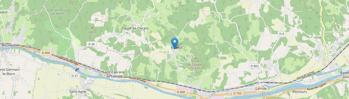 Baneuil - Carte