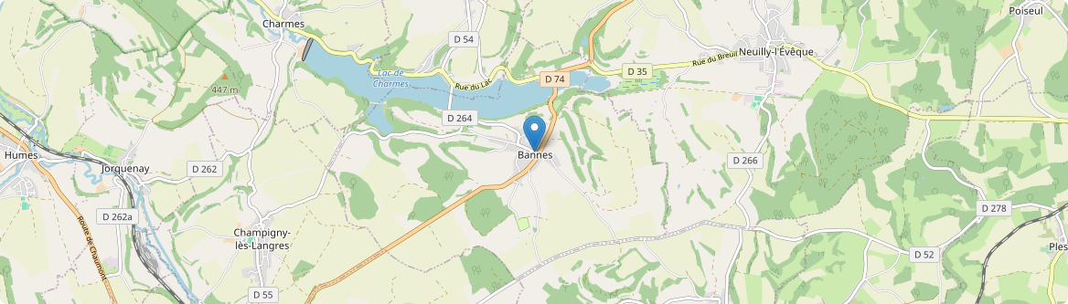Bannes - Carte