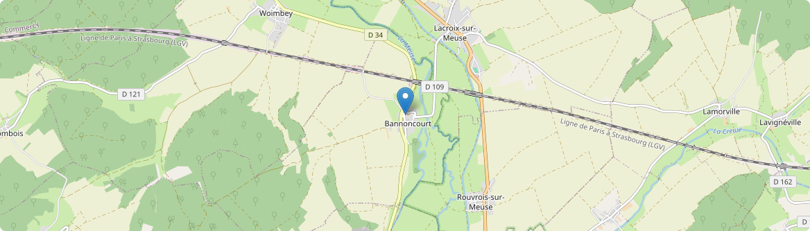 Bannoncourt - Carte