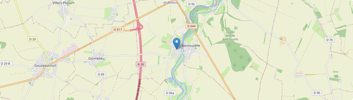 Banteux - Carte