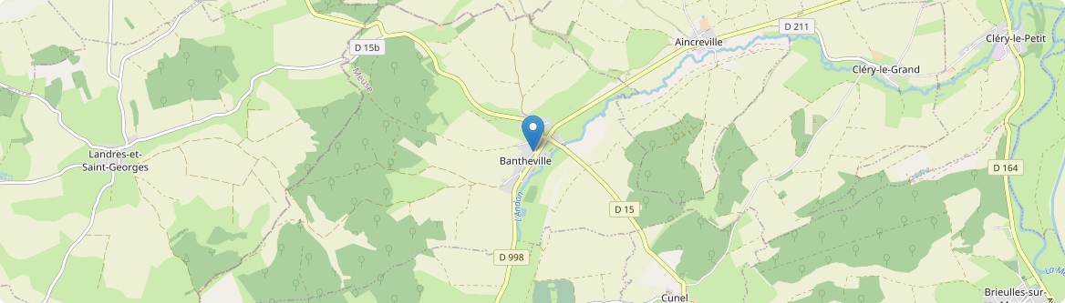 Bantheville - Carte