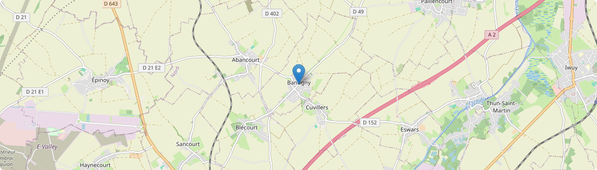 Bantigny - Carte