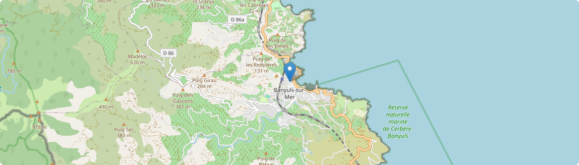 Banyuls-sur-Mer - Carte