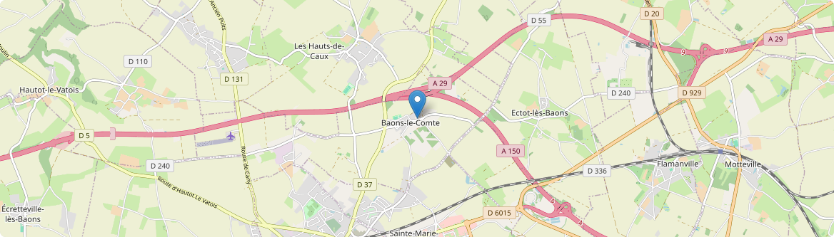 Baons-le-Comte - Carte