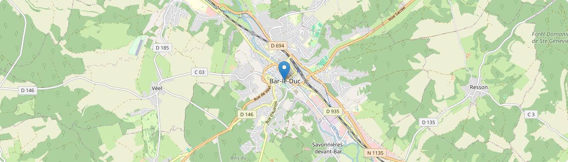 Bar-le-Duc - Carte