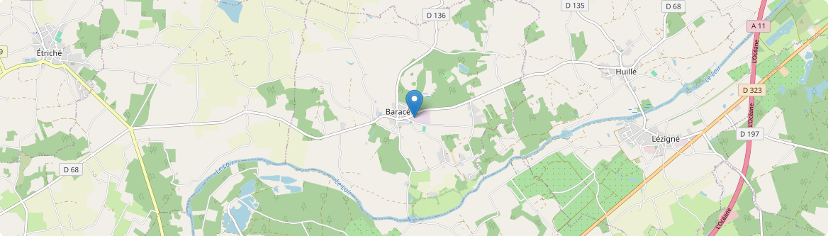 Baracé - Carte
