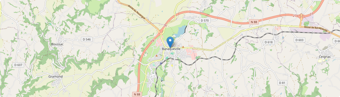Baraqueville - Carte