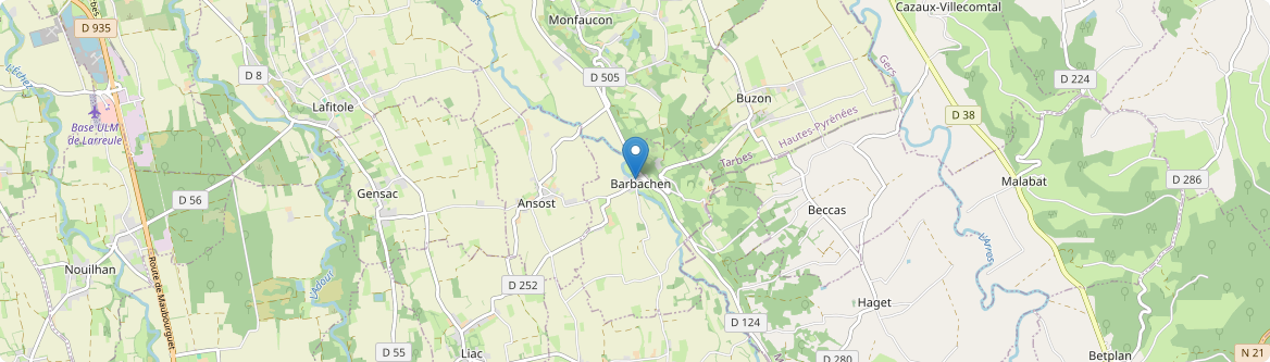 Barbachen - Carte