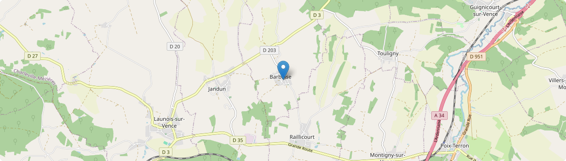 Barbaise - Carte