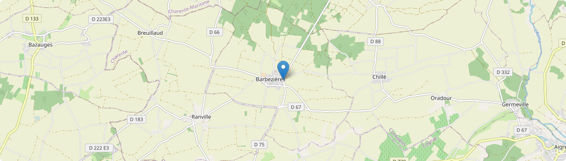 Barbezières - Carte