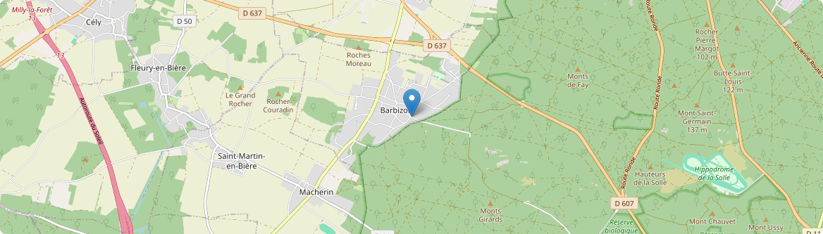 Barbizon - Carte