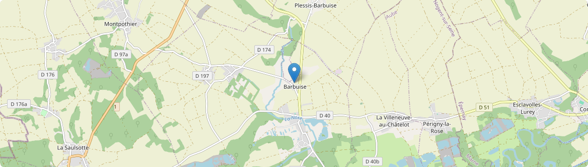 Barbuise - Carte