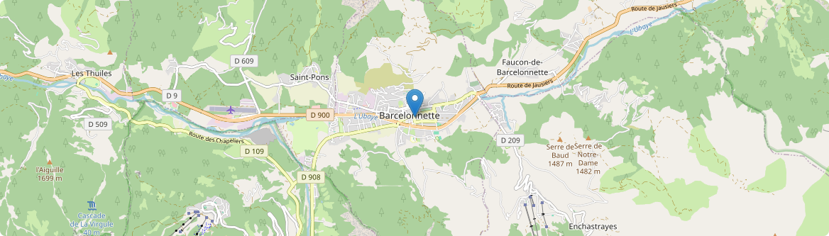 Barcelonnette - Carte