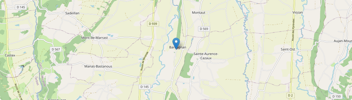 Barcugnan - Carte