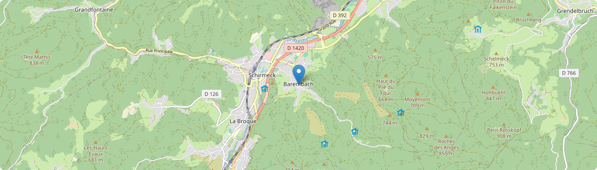 Barembach - Carte