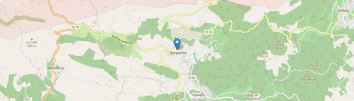 Bargemon - Carte