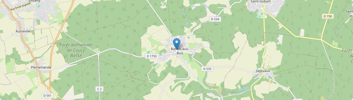 Barisis-aux-Bois - Carte