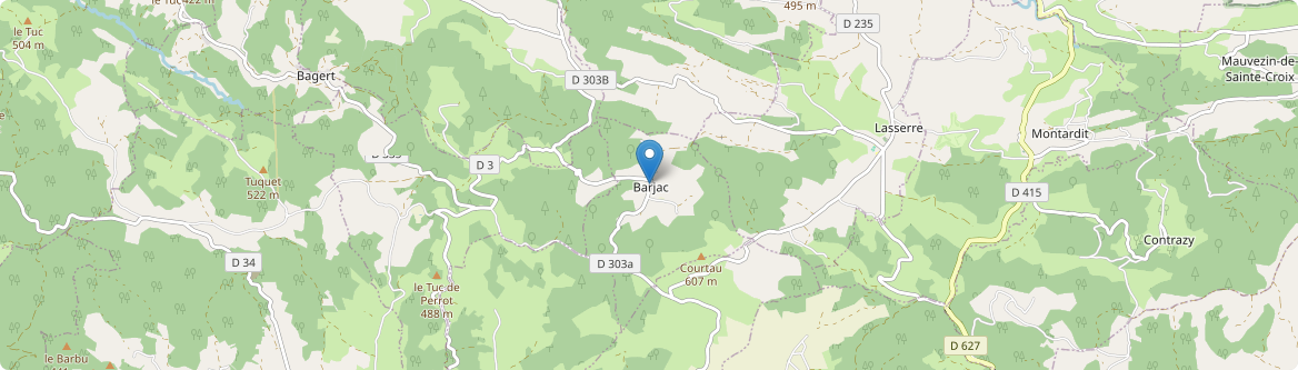 Barjac - Carte