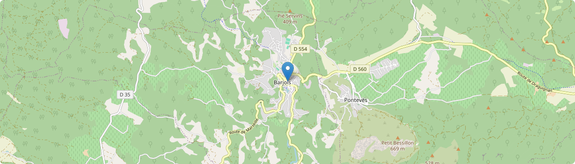 Barjols - Carte