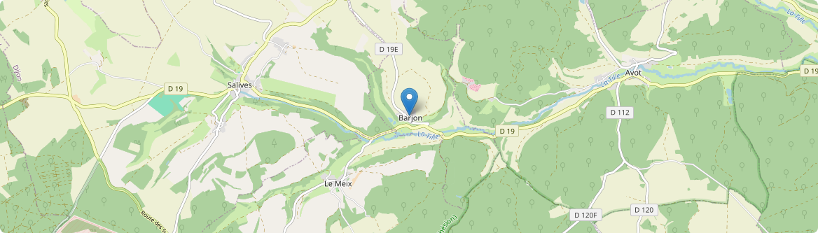 Barjon - Carte