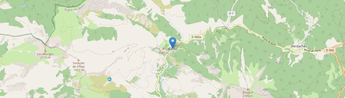 Barles - Carte