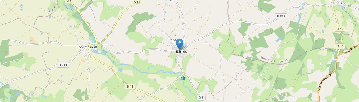 Barlieu - Carte