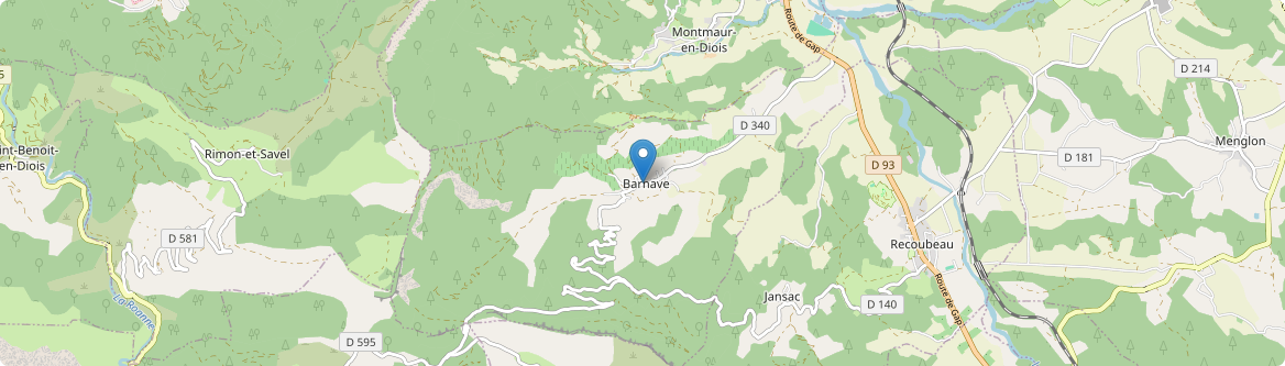 Barnave - Carte