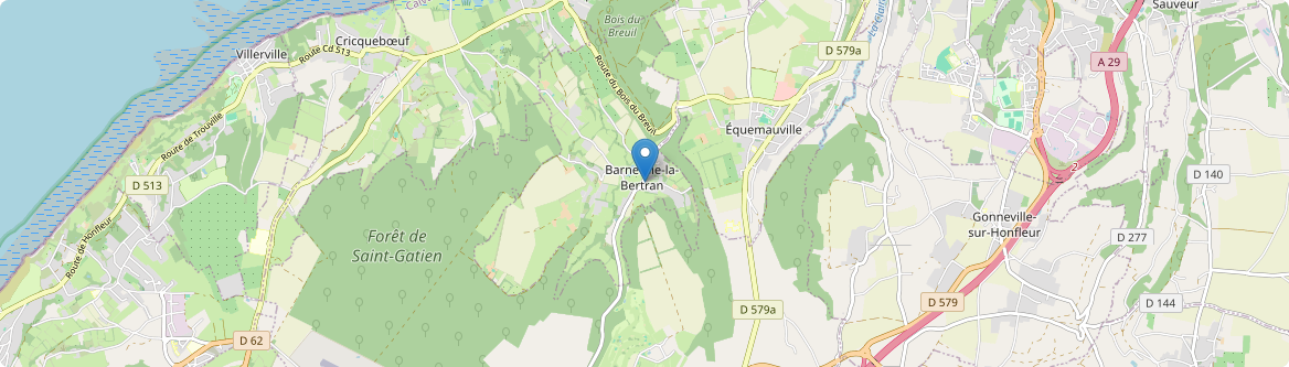 Barneville-la-Bertran - Carte