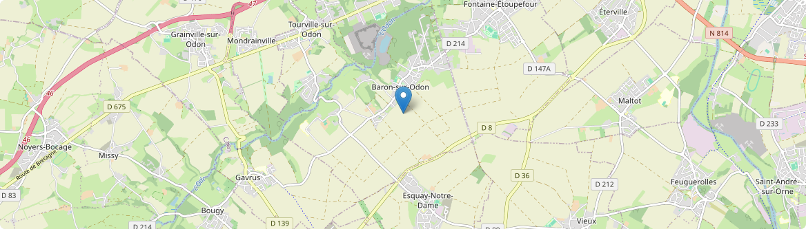 Baron-sur-Odon - Carte