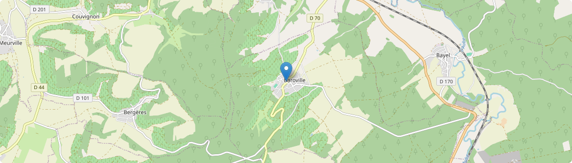 Baroville - Carte