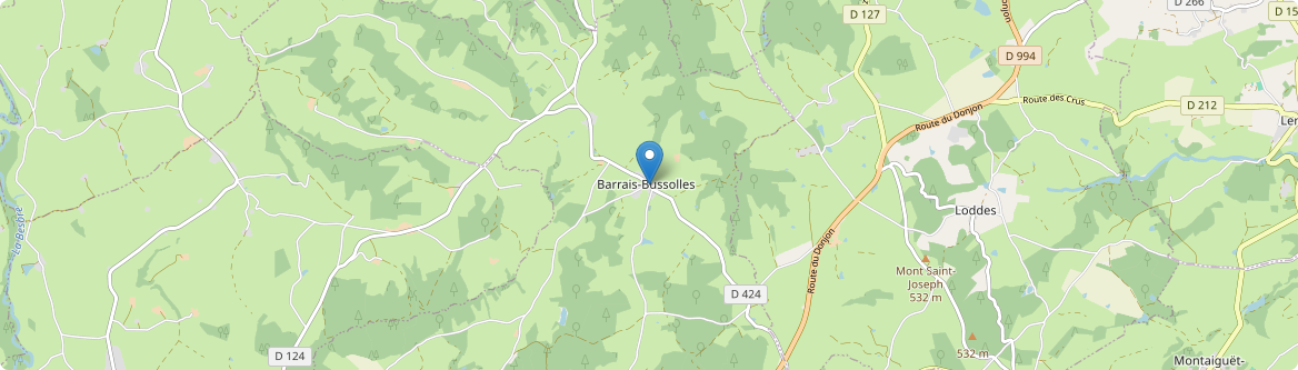 Barrais-Bussolles - Carte