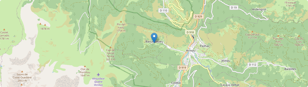 Barrancoueu - Carte