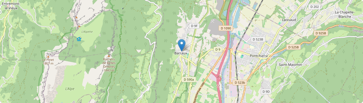 Barraux - Carte