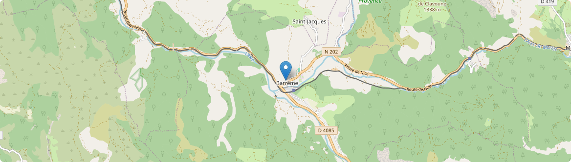 Barrême - Carte