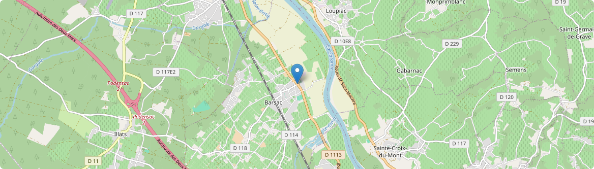 Barsac - Carte