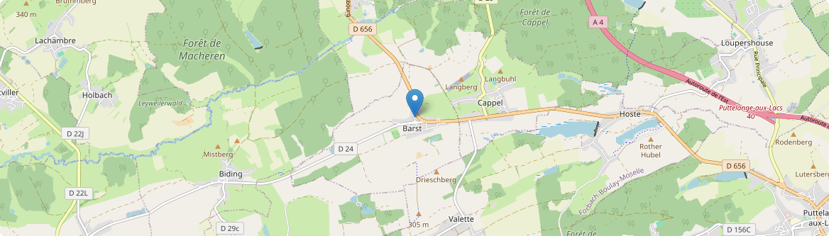 Barst - Carte