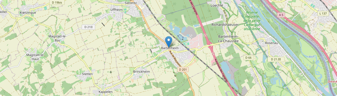 Bartenheim - Carte