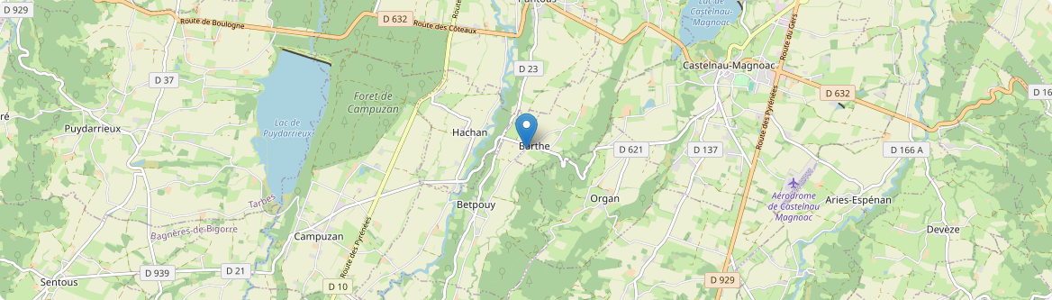 Barthe - Carte