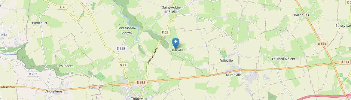 Barville - Carte