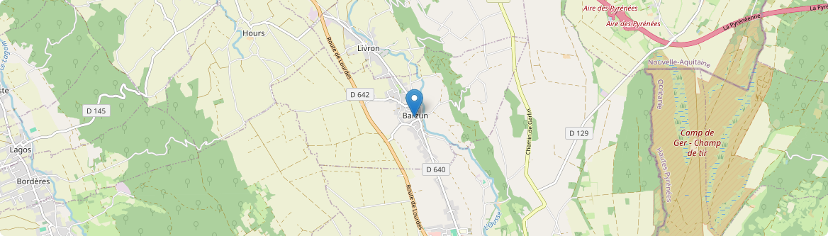 Barzun - Carte