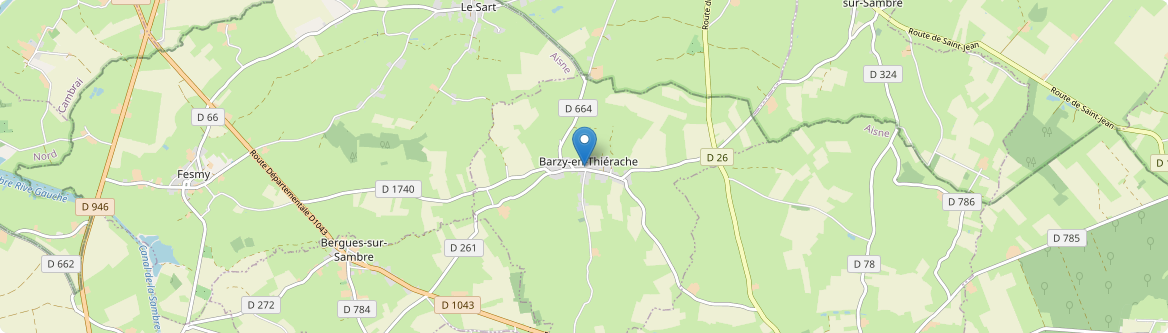 Barzy-en-Thiérache - Carte