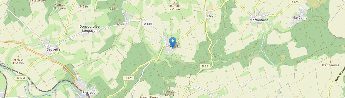 Baslieux - Carte