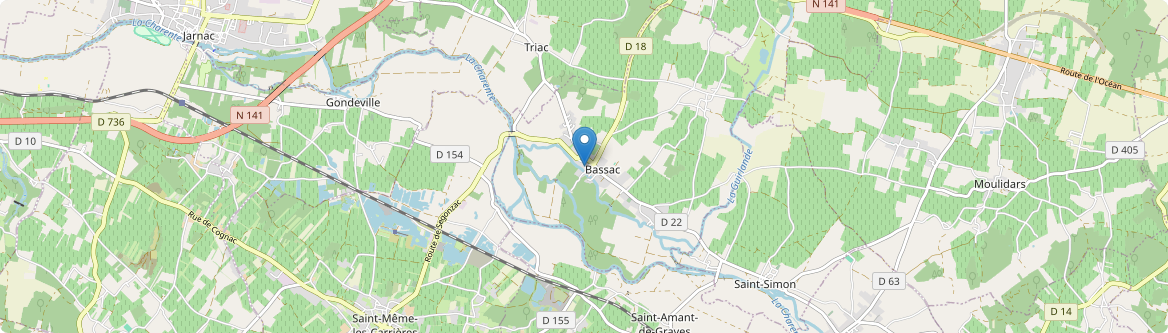 Bassac - Carte