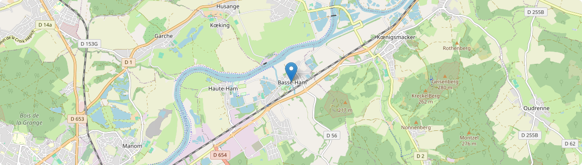 Basse-Ham - Carte