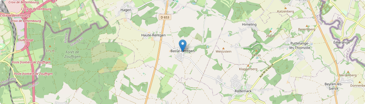 Basse-Rentgen - Carte